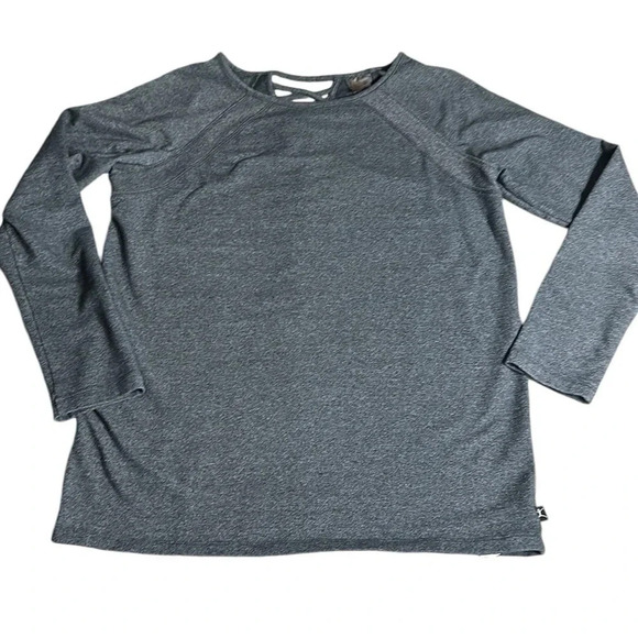 Danskin sweater,women med, top back cut out,pullover, comfy,cotton blend,raglan - Picture 9 of 15